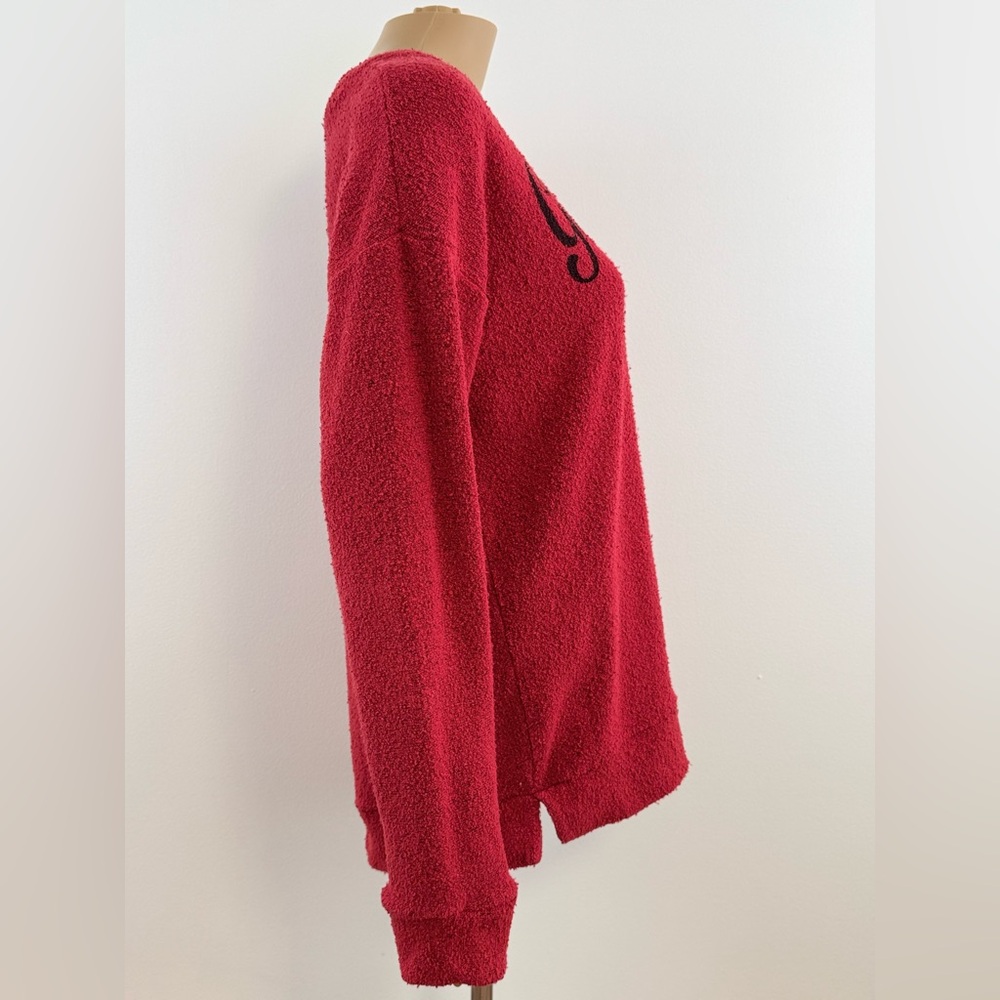 Pressbox Women’s University of Georgia Long Sleeve Comfy Terry Sweater, Size S - Picture 3 of 13